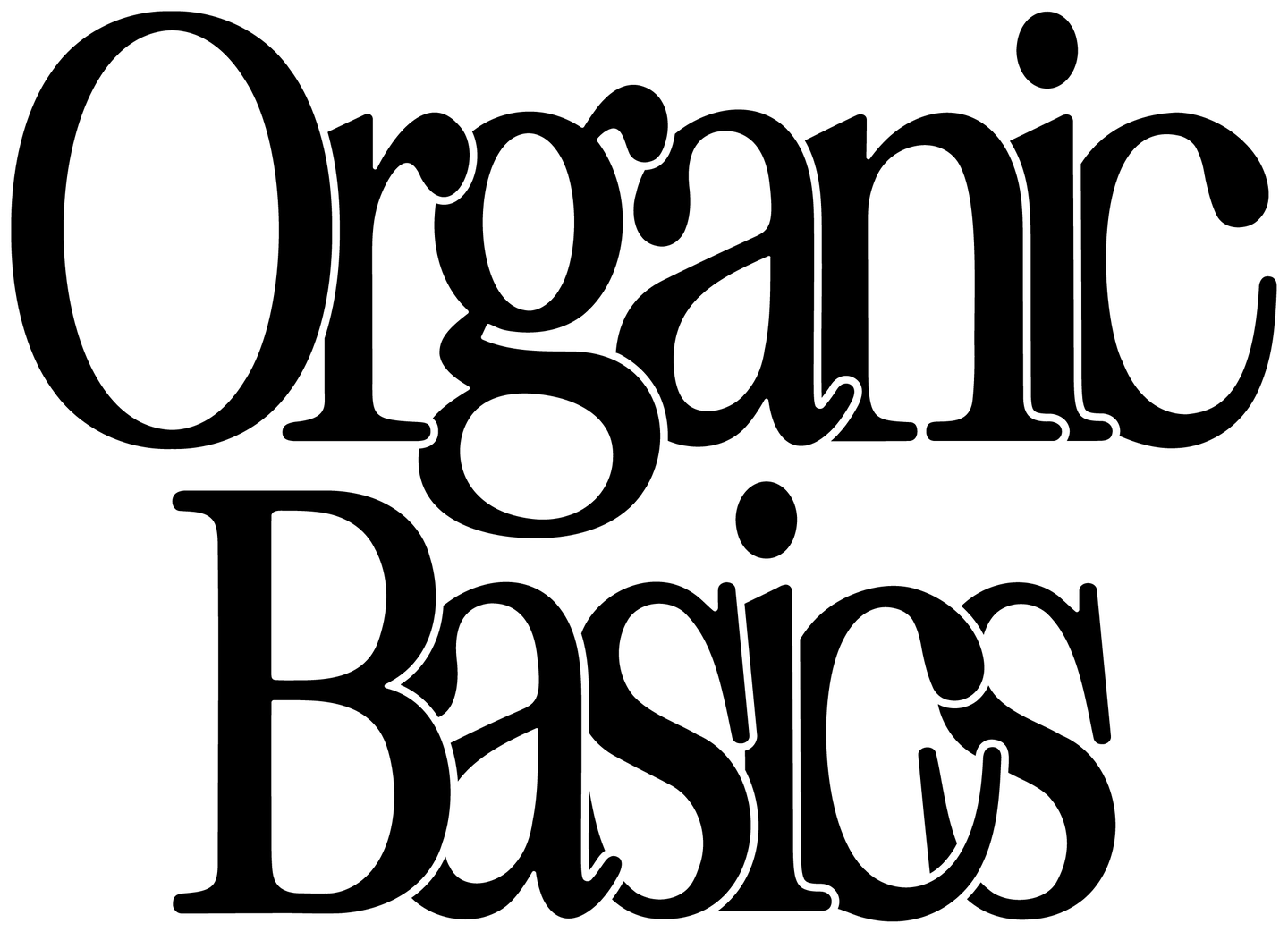 OB Logo Word Overlap Stacked black wo r