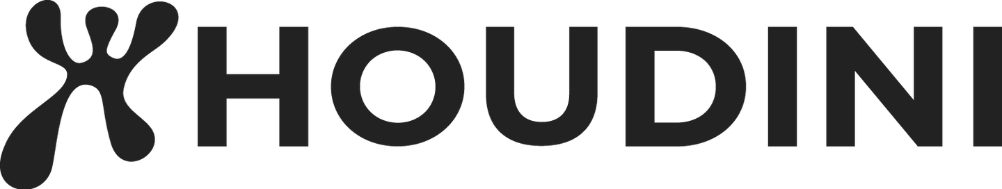 Houdini Primary Logotype BLACK
